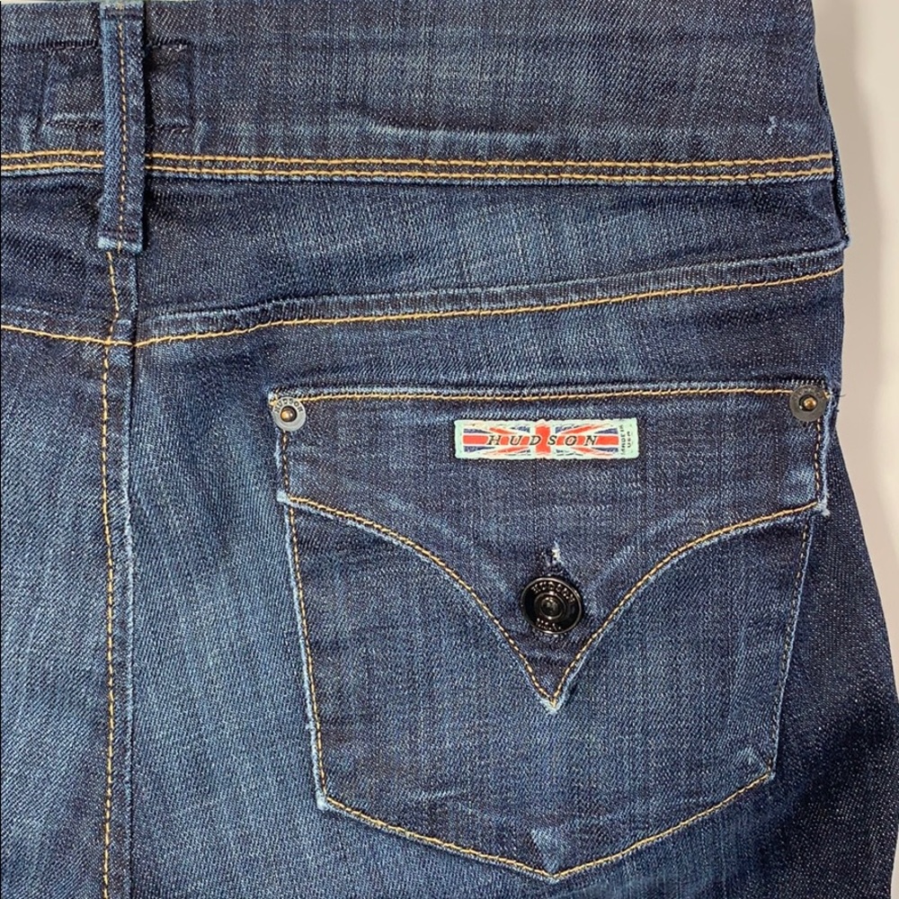 Hudson Collin Flap Pocket Skinny Jeans